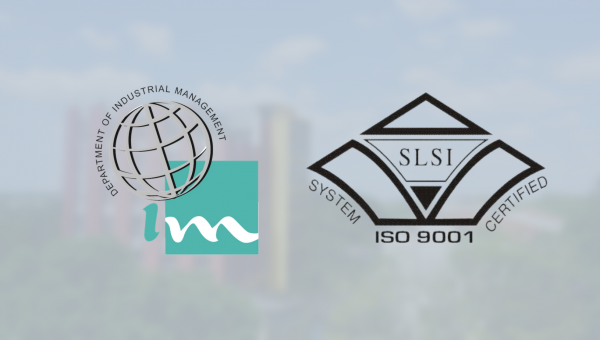 DIM received ISO 9001: 2015 Certification by the SLSI for the third consecutive year